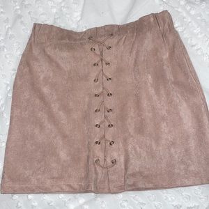 Light pink skirt